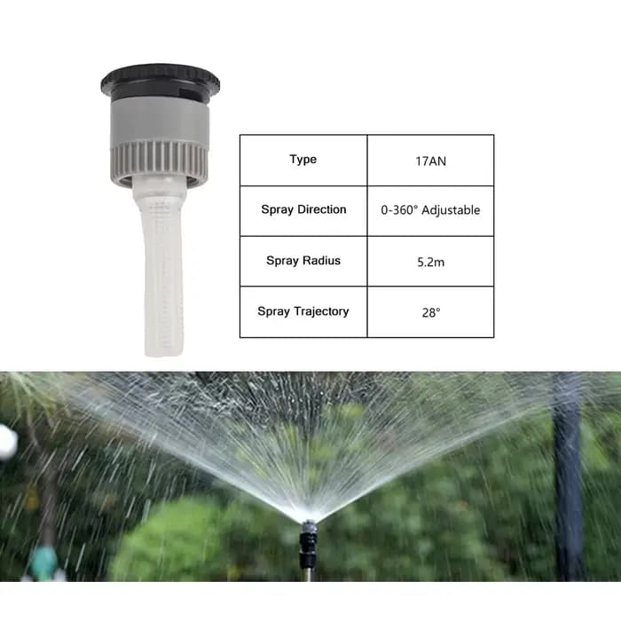 Buse de diffuseur pivotante réglable 0 ~ 360 degrés, 1 pièce, arroseur Pop-Up pour jardin, pelouse,