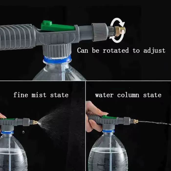 Pulvérisateur d'arrosage de jardinage, bouteille de boisson, haute pression, petite pression manuell