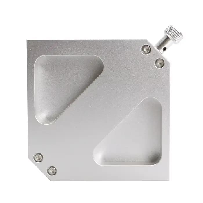 Table de plantation de boules argentées de 90mm, support de modèle en maille d'acier BGA, fixation F