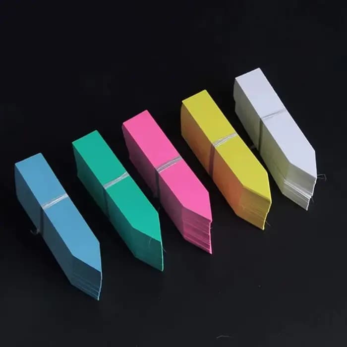 Étiquettes en plastique pour plantes de jardin, 5x1cm, 500 pièces, marqueurs de pépinière, pots de f
