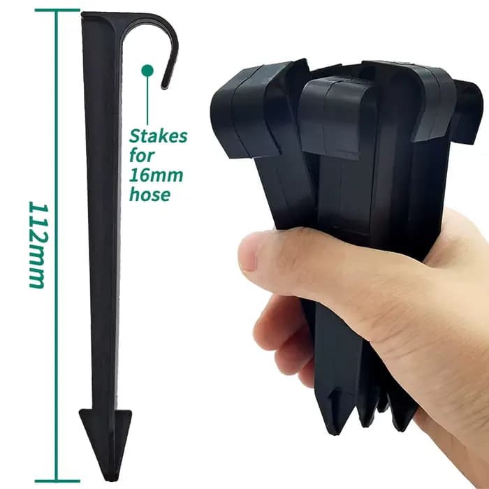Oasis-Supports de tuyau d'arrosage de type C, pour tube PE 1/2 3/4, d'argile goutte à goutte, raccor