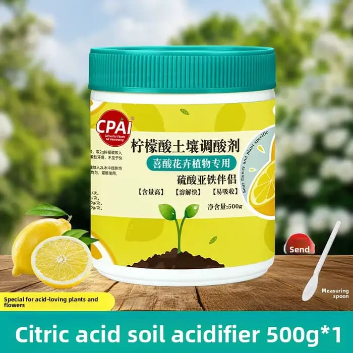 Régulateur d'acide de sol spécifique aux fleurs d'acide citrique