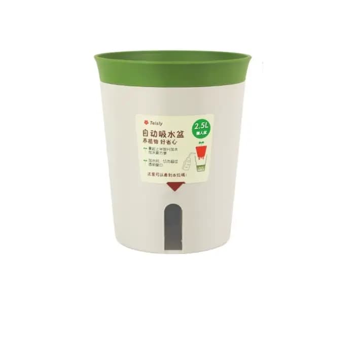 Pot de fleur hydroponique paresseux en plastique