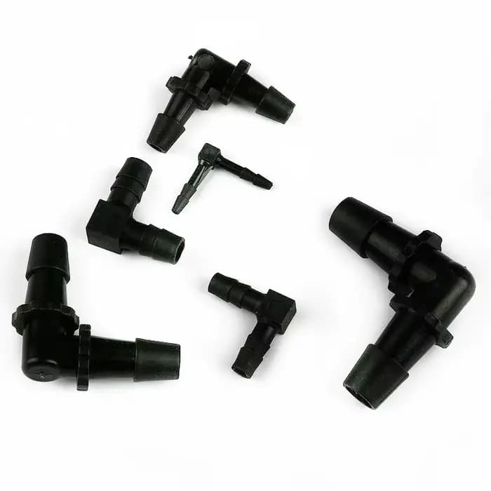 Joendoco-Raccords de tuyau d'irrigation de jardin en PE noir, adaptateur de pompe à air, précieux aq