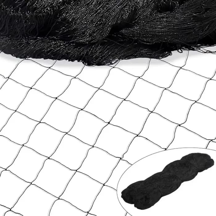 Filet d'arbres fruitiers noir réutilisable 4x5m/ 5x20m, filet de jardin pour protéger les arbres fru