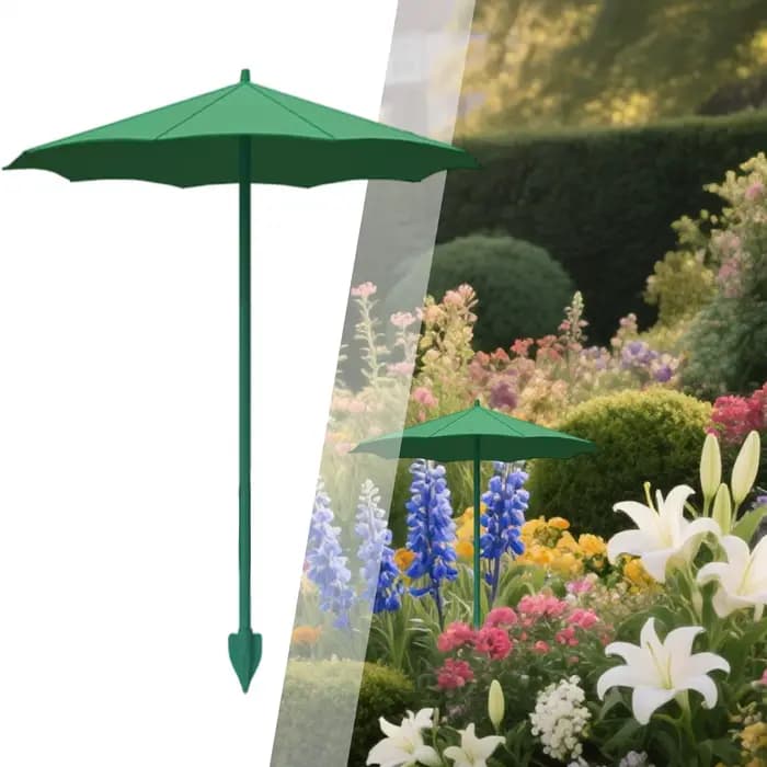 Parasols pour plantes, 3 pièces, protection solaire pour semis, protection UV, abris pour plantes pour jardiniers, balcon, légumes, semis