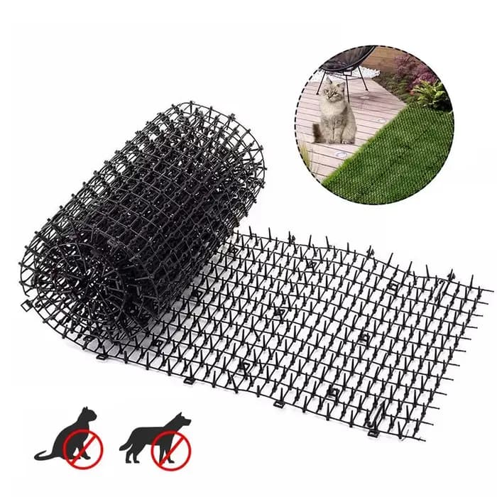 Tapis antiparasitaire de jardin pour chiens et chats, 2M, répulsif dissuasif pour animaux, épouvanta