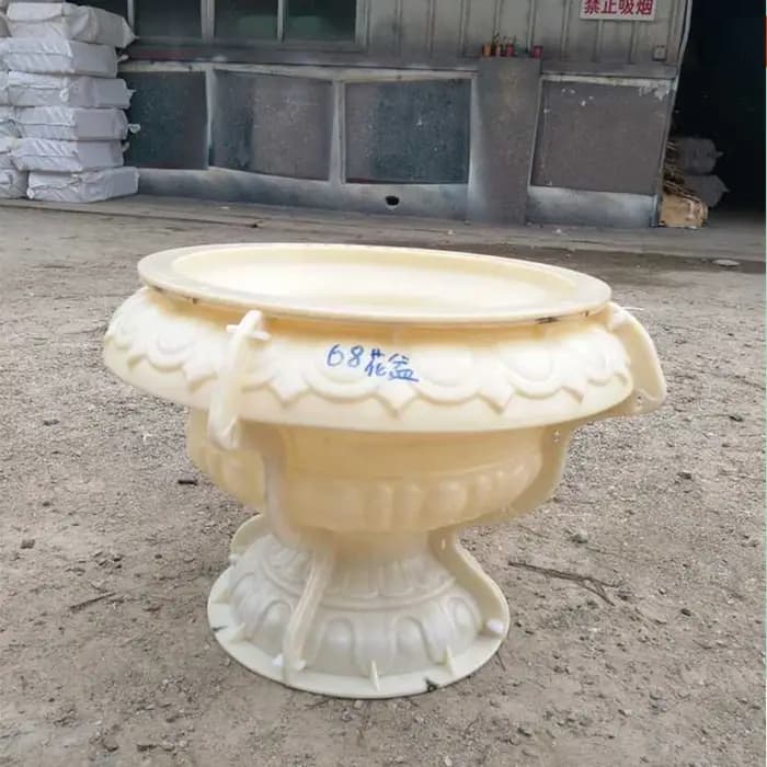 Summer Breeze Pot de fleur rond en béton durable
