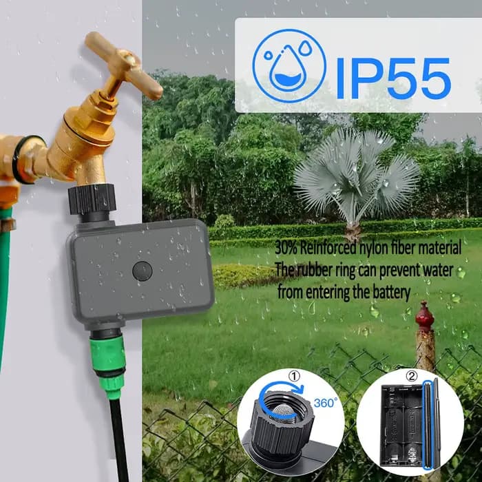 Contrôleur d'irrigation automatique, nécessitant un hub Bluetooth intelligent Tuya, filtre à tempori