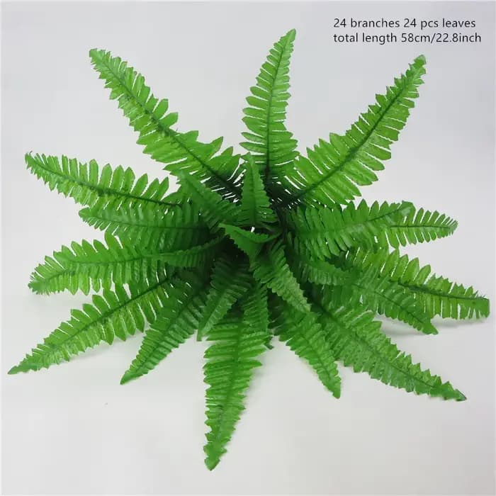 Plantes vertes artificielles en pot : herbe persane, fougère, arbre en fer. Pour micro-paysage, jardin, balcon, décoration de Noël et de la maison, accessoires photo.