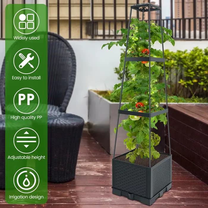 Boîte d'escalade pour plantes