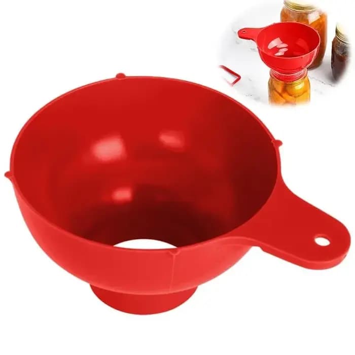 Entonnoir à large bouche pour pots de conserve de pinte, entonnoir en plastique, conception polyvale