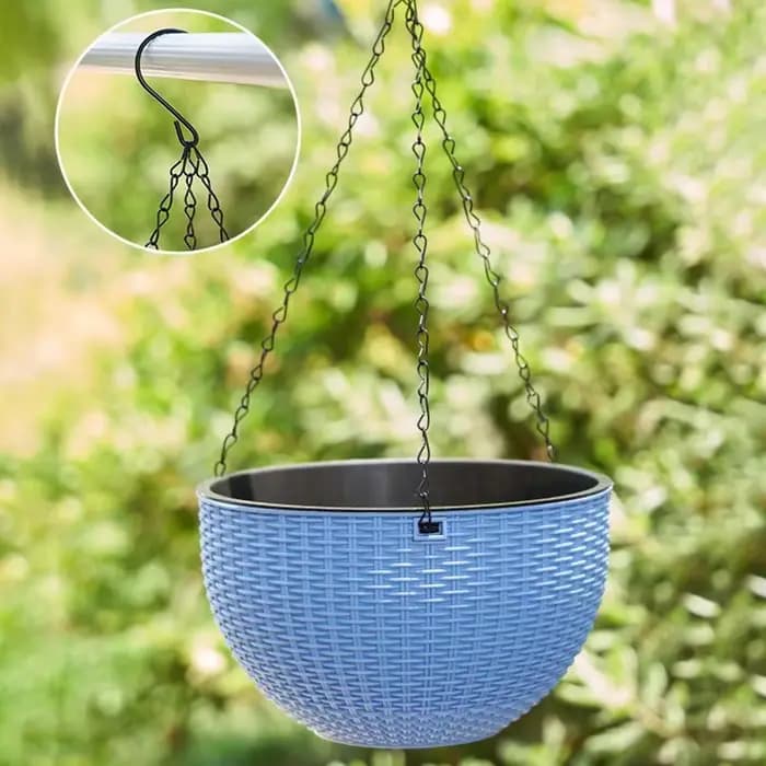 Pot de fleurs suspendu, jardinières pour fleurs suspendues en extérieur, support de plante en macram