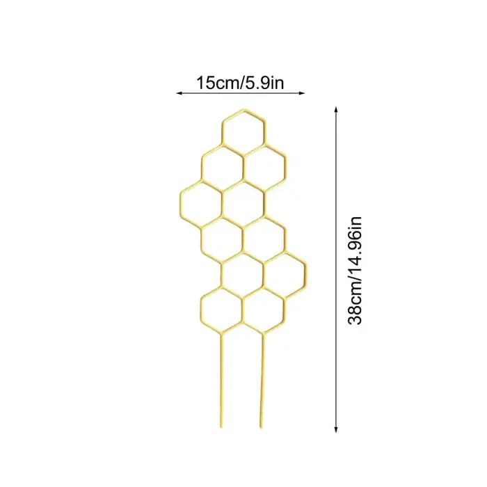 1 treillis de plantes en plastique antirouille pour plantes grimpantes et fleurs en pot, support d'e