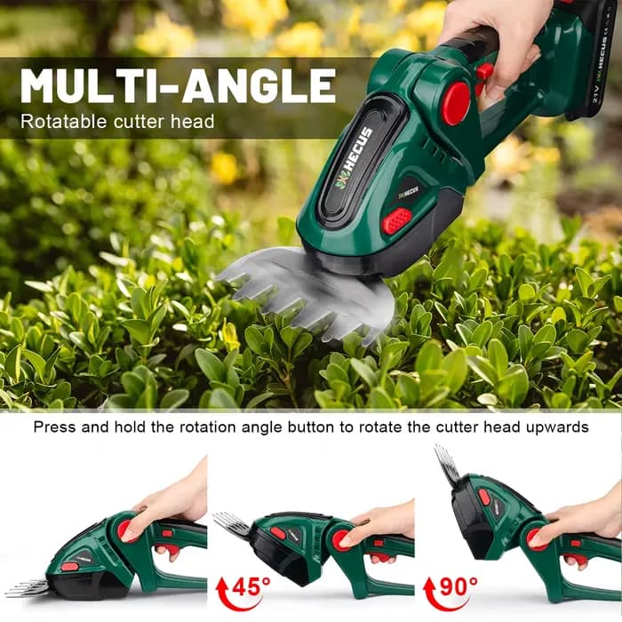 Makita-Tondeuse à Gazon Électrique Sans Fil 2 en 1