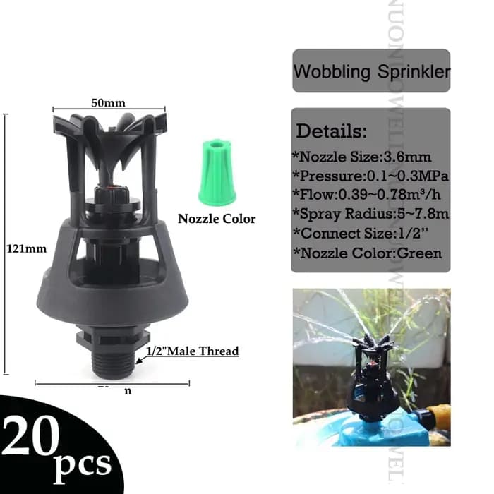 Arroseur rotatif oscillant