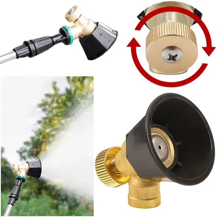 Pulvérisateur réglable par atomisation, buse d'arrosage agricole, noir, coupe-vent, outils d'arrosag