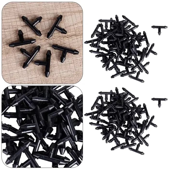 Connecteur de Micro tuyau d'égouttement 3/5, Joint de Micro pulvérisation en plastique, tuyau d'arro