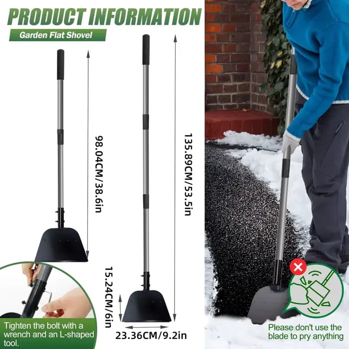 Pelle de nettoyage de jardin extérieure