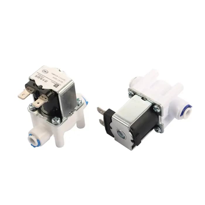 DC 12V AC 220V électrovanne d'entrée électrique normalement fermée 1/2 "3/4" 1/4 "N/C électrovanne d
