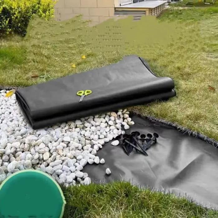 Tissu paysager de barrière contre les mauvaises herbes de jardin de haute qualité avec 10 agrafes pa