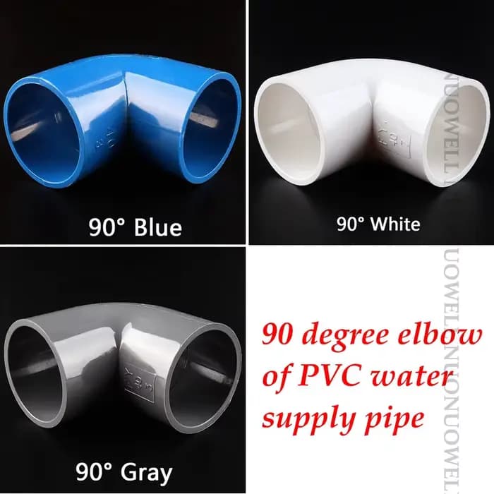 Connecteur coudé à 90 degrés en PVC, 20 25 32mm, 5 pièces/lot, outils de bricolage pour Aquarium, ad