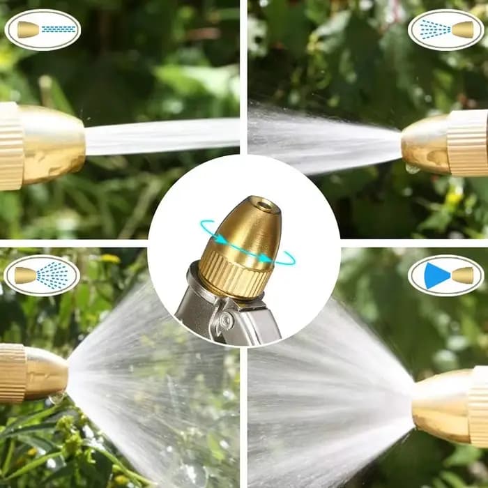 Pistolet pulvérisateur haute pression en métal pour jardin, arrosage de pelouse, lavage de voiture,