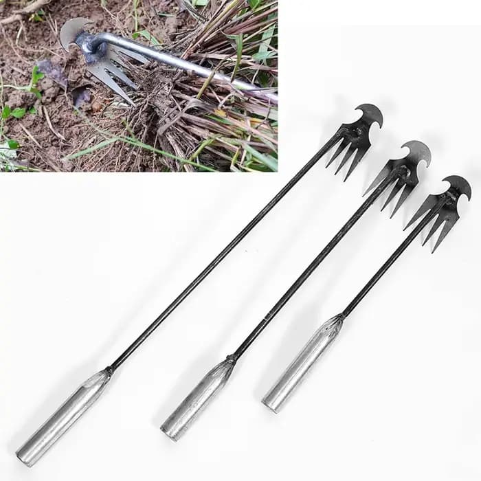 Désherbeur manuel multifonctionnel à 4 dents pour jardin