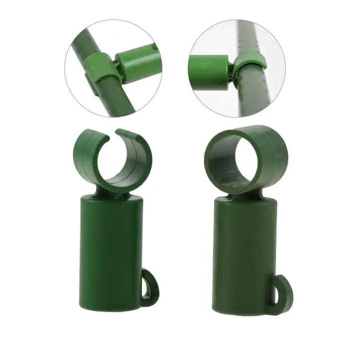 Connecteur de Support d'étagère pour plantes de serre agricole en plastique, 10 pièces, pour tuyaux