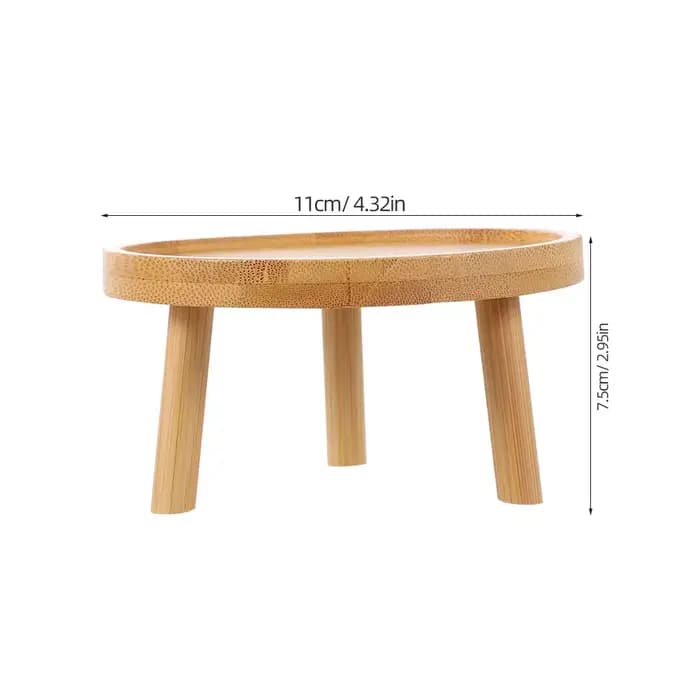 Support pour plantes en bois naturel de 10CM/14CM, support pour pot de fleurs d'intérieur, tabouret