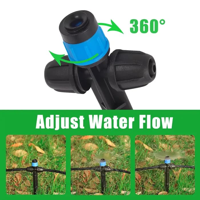 Arroseur goutte-à-goutte à pointes, 10/30 pièces, émetteur de goutte à 8 trous, arroseur à dispersio