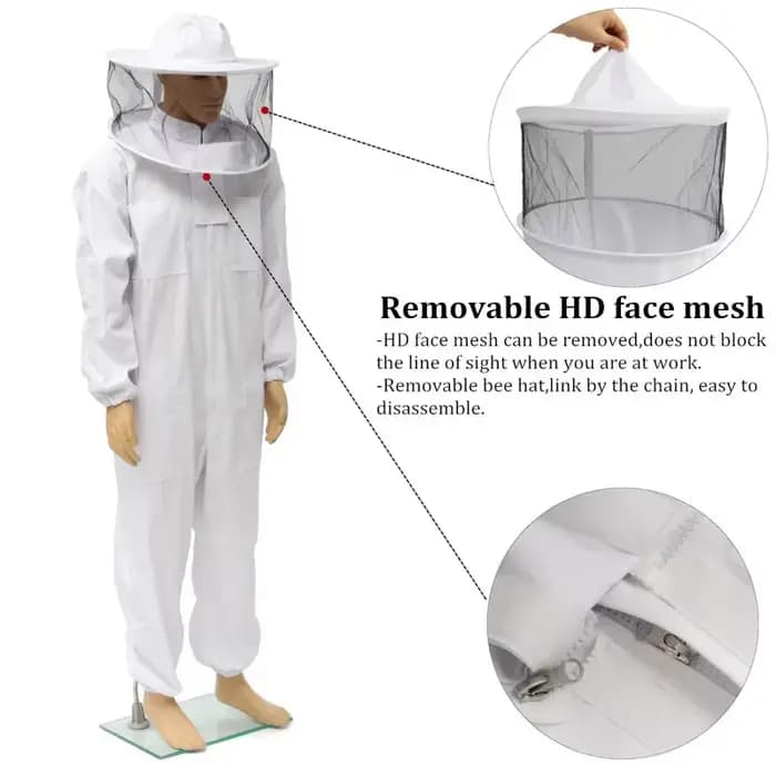 Vêtements répulsifs pour abeilles, vêtements de protection pour l'apiculture, combinaison complète d