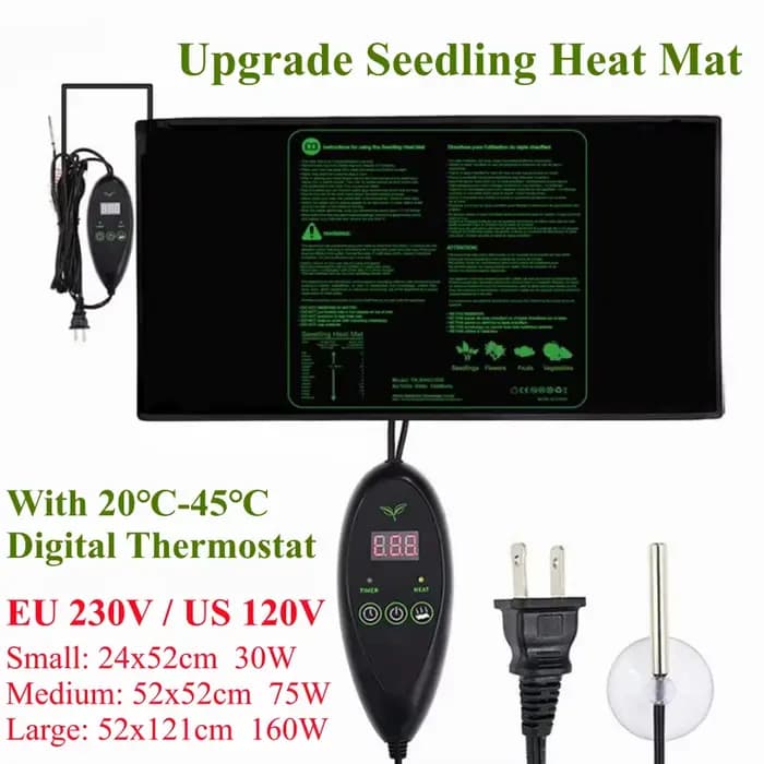 3TANUpgrade-Coussin chauffant imperméable pour la germination des semis, Polymères thermiques pour s
