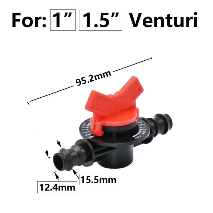 Tube d'irrigation Venturi 1/2 "3/4" 1 "1.5 "filetage Agriculture Venturi engrais injecteur ferme fer