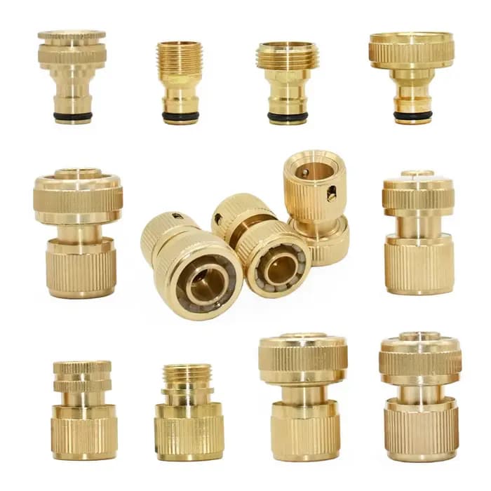 3/4 mâle femelle robinet connecteur rapide mamelon tuyau d'arrosage filetage robinet à tournant sphé
