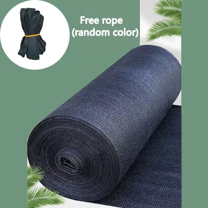 Filet pare-soleil noir Anti-UV en PEHD, couverture de serre, auvent de Gazebo en maille, ombrage ext