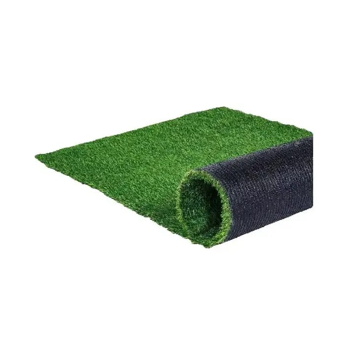 SucceBuy Tapis d'herbe artificielle Gazon vert 1.38/1.57" Faux tapis de porte Décoration extérieure