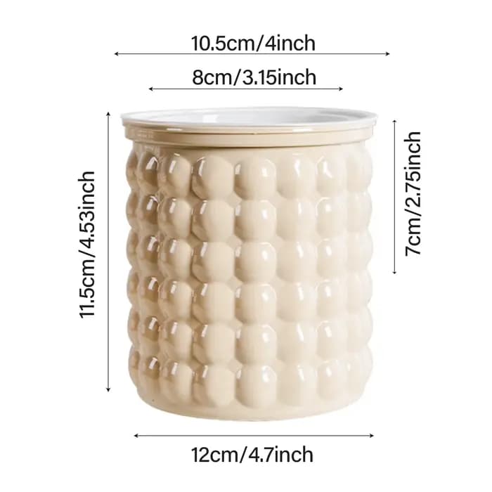 Mini pot de fleur à arrosage automatique, pots de plantes en plastique transparent, jardinière de po