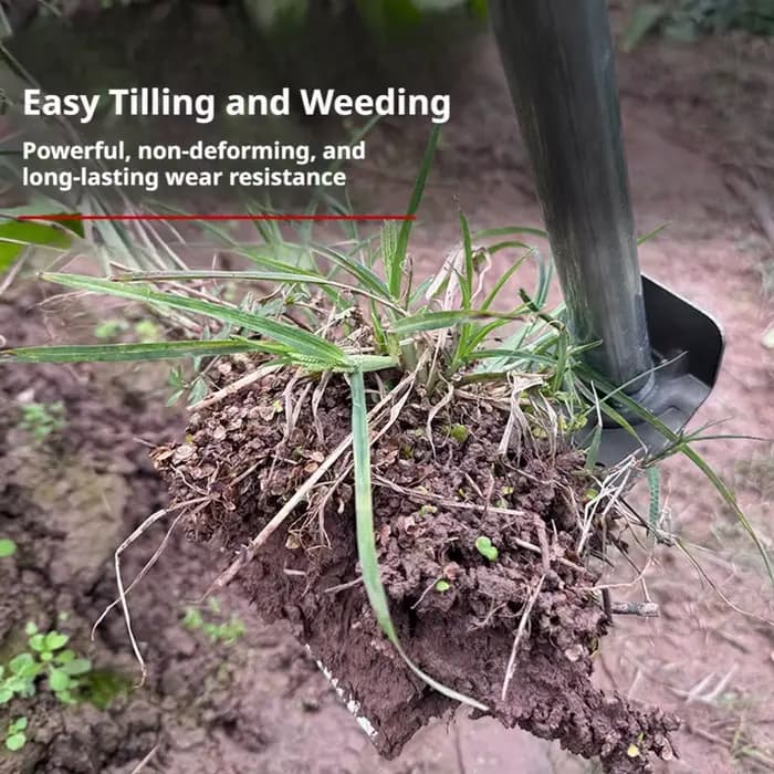 Houe de jardin multifonctionnelle pour le désherbage et le creusement - Outil agricole pour la plantation de fleurs et de légumes en jardinage extérieur