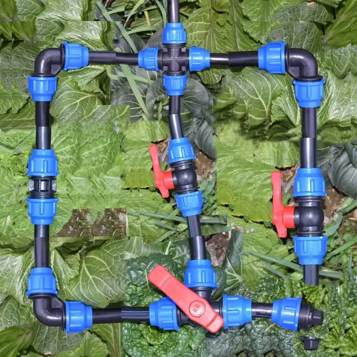 Séparateur d'eau du robinet en PVC PE, 20/25/32/40/50/63mm, connecteur de Valve rapide en plastique,