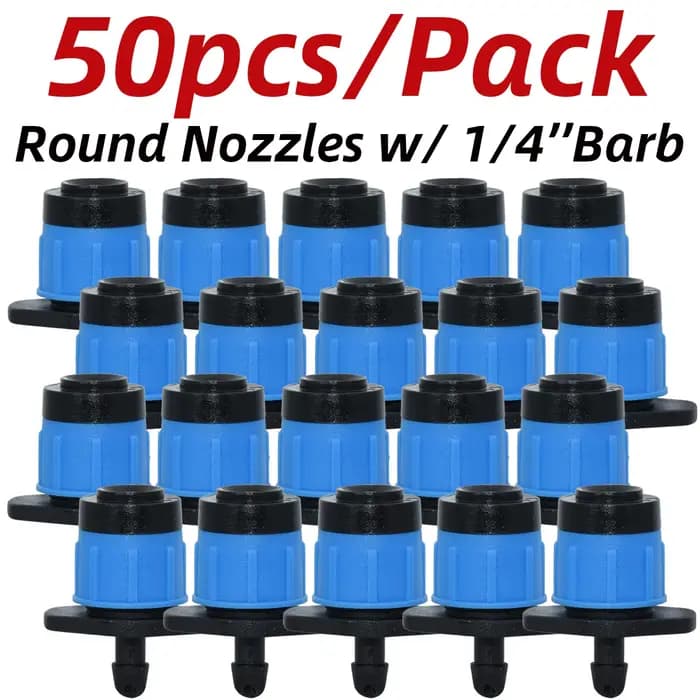 SPRYCLE 20 pièces Micro arroseurs de jardin buse rotative à 360 degrés Mini pulvérisation 4/7mm tuyau pour serre de jard