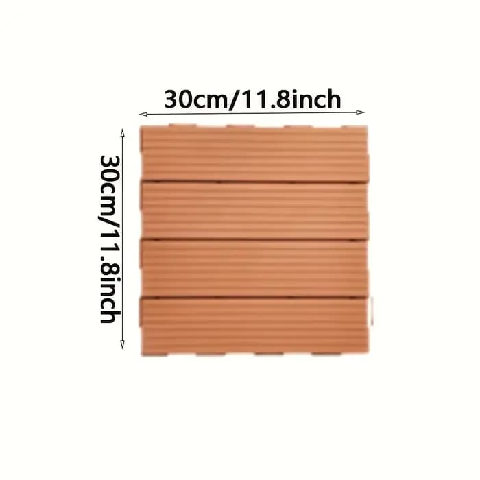 Plancher de balcon adapté à terrasse extérieure, balcon, jardin, cour, décoration de sol, épissage, carrelage de balcon, 1 pièce