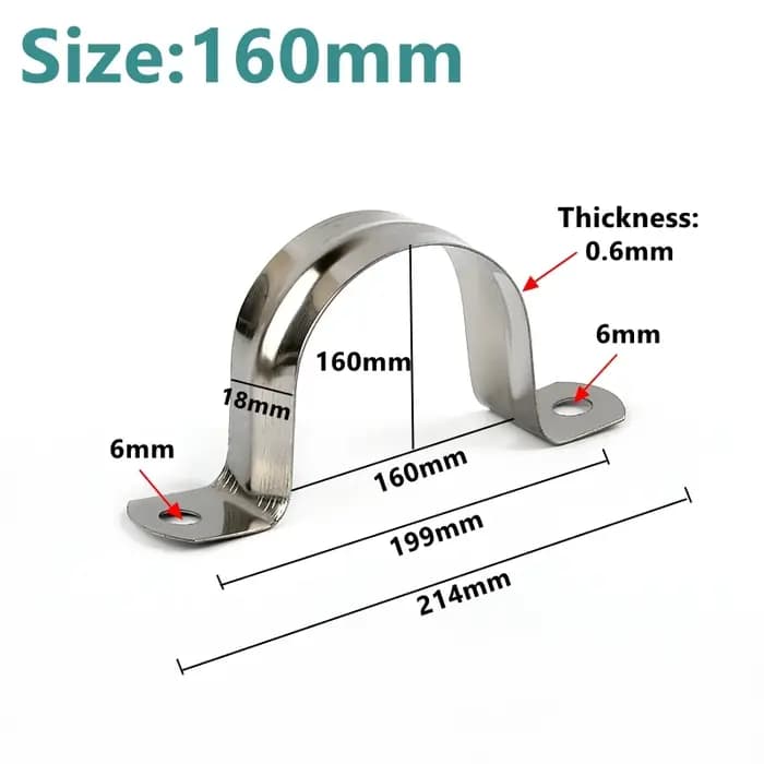 Colliers de serrage pour tuyaux en PVC