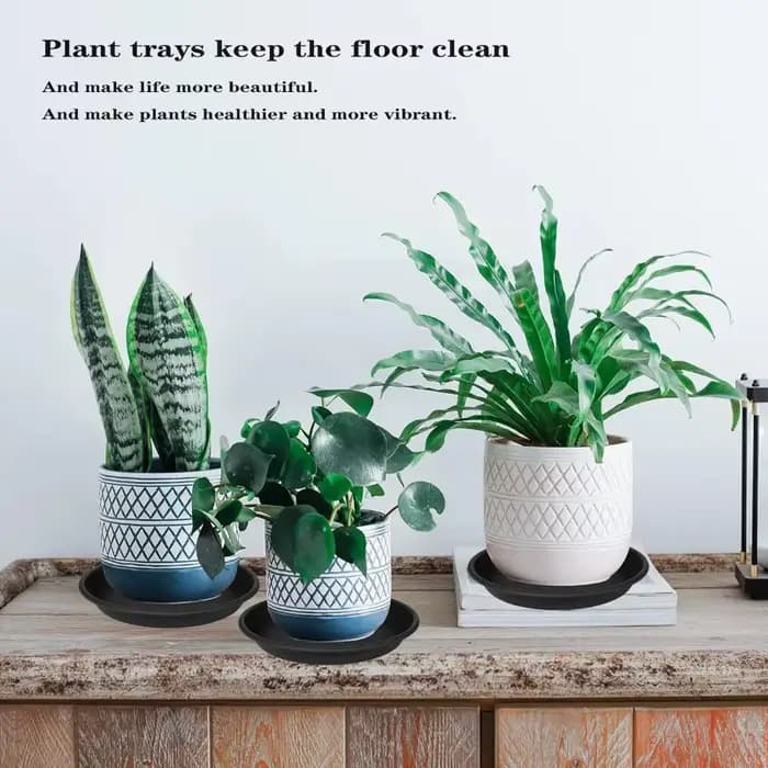 Soucoupe ronde en plastique de haute qualité pour plantes