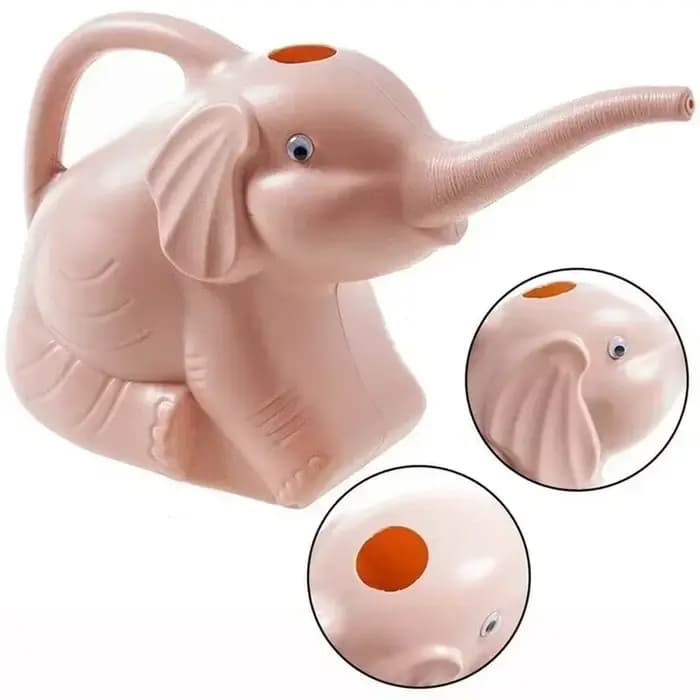 Arrosoir en plastique en forme d'éléphant, mignon, peut plante, Irrigation extérieure, outils de jar