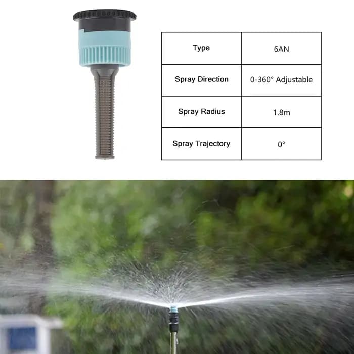 Buse de diffuseur pivotante réglable 0 ~ 360 degrés