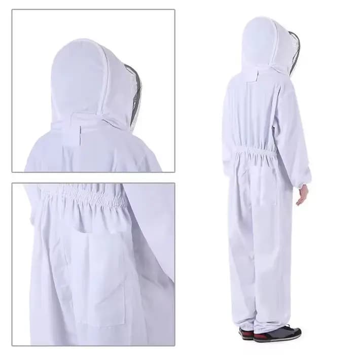 Combinaison pour apiculture complète, combinaison en tissu, voile, capuche, gants, chapeau, Jaket, c