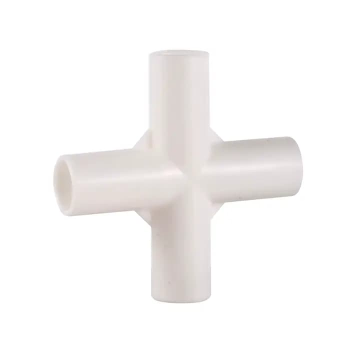 Connecteur en PVC, diamètre extérieur 12mm, coude droit, Joint à 4 voies, 60/90/120/135 degrés, adap