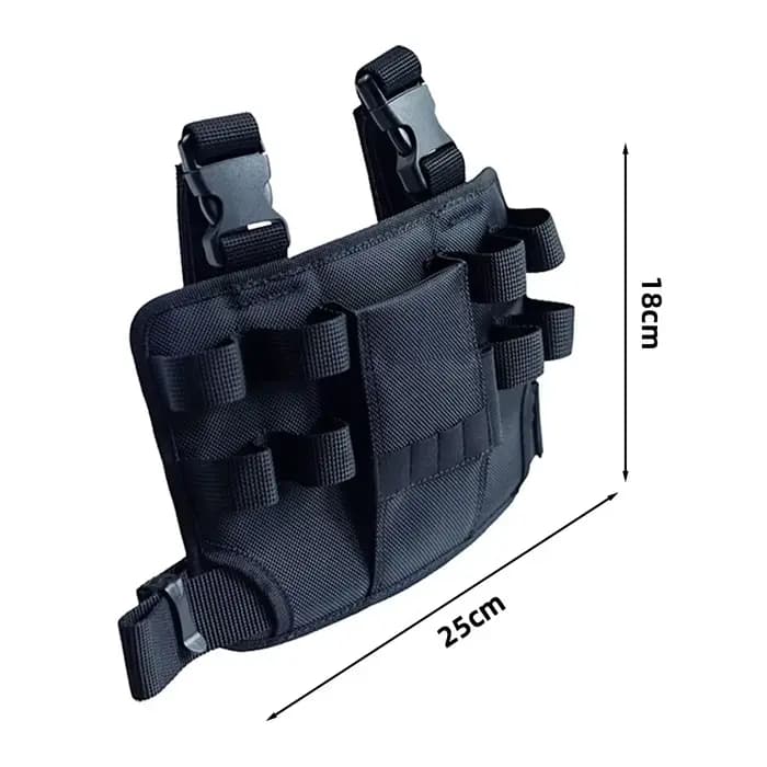 Sac à outils tactique pour ceinture avec étui à clip, pochette pour outils de jambe, sacoche de tail