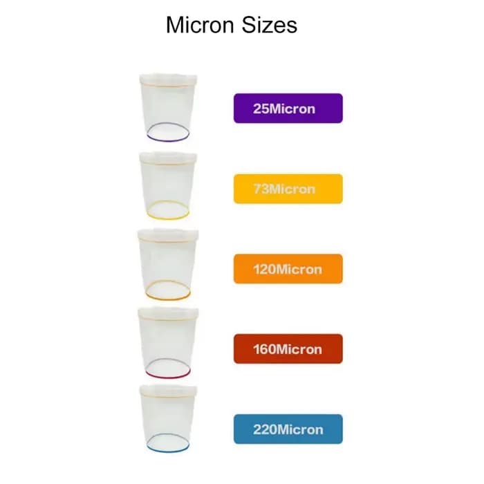 Kit de Sacs Filtrants à Bulles de 1 Gallons ou 5 Gallons, Proximité Micron, Extraction Wstring, 5 Pi